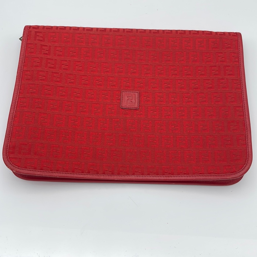 FENDI Canvas Pad holder Journal CLUTCH